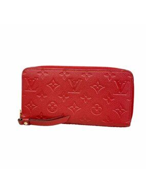 Louis Vuitton Wallet Monogram Empreinte Zippy Cerise
